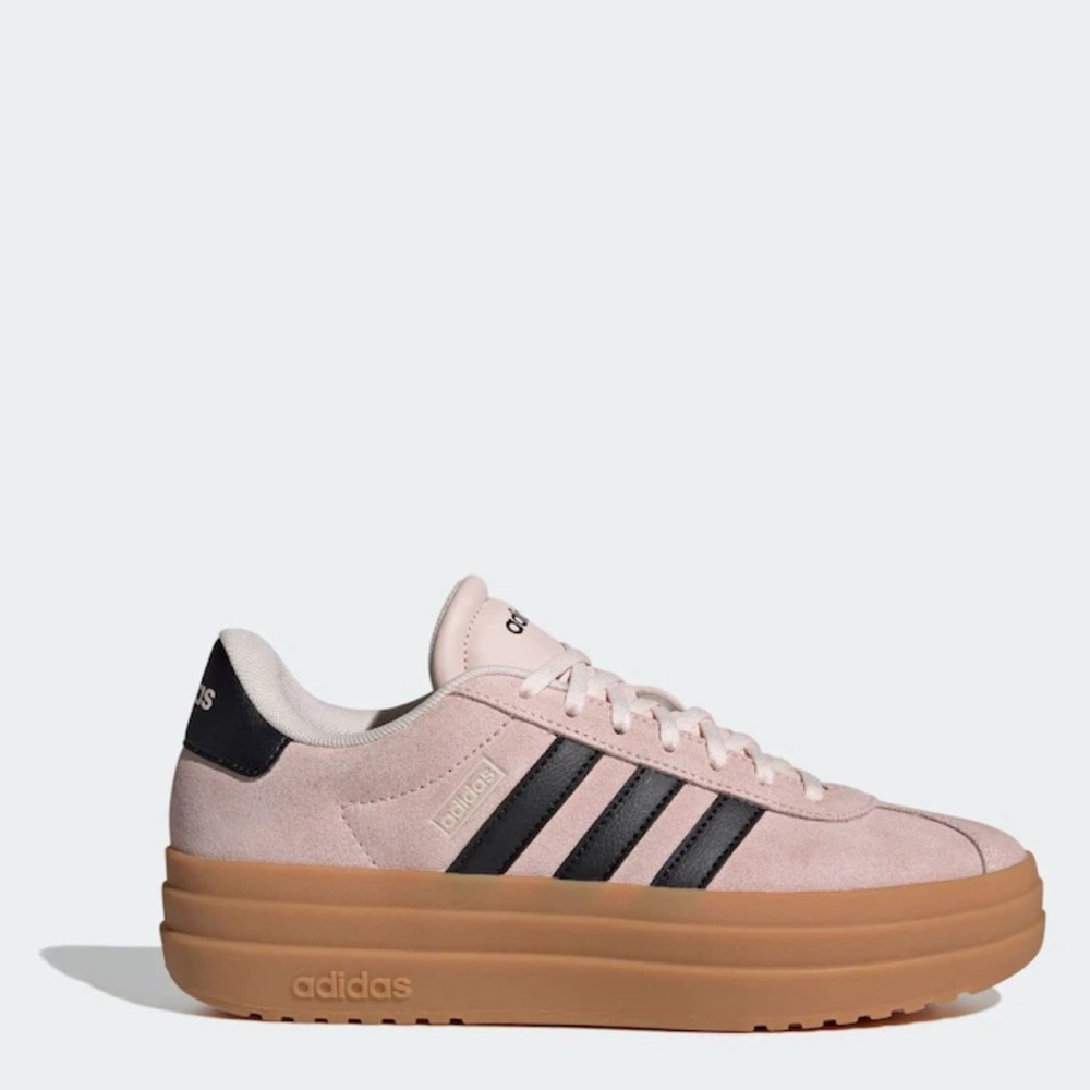Adidas Women's Pink/Black VL Court Bold Trainers